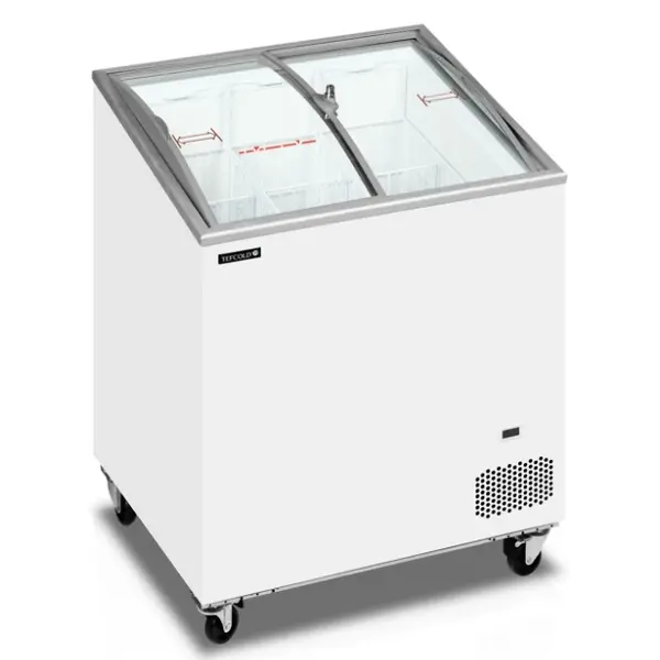 Vrieskist | ICECREAM | 176L | Wit | -14°C/-24°C | Statisch | Schuifdeksels (Gebogen) | 720x615x949(h)mm