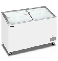 Tefcold Vrieskist | ICECREAM | 352L | Wit | -14°C/-24°C | Statisch | Schuifdeksels (Gebogen) | 1300x615x949(h)mm 