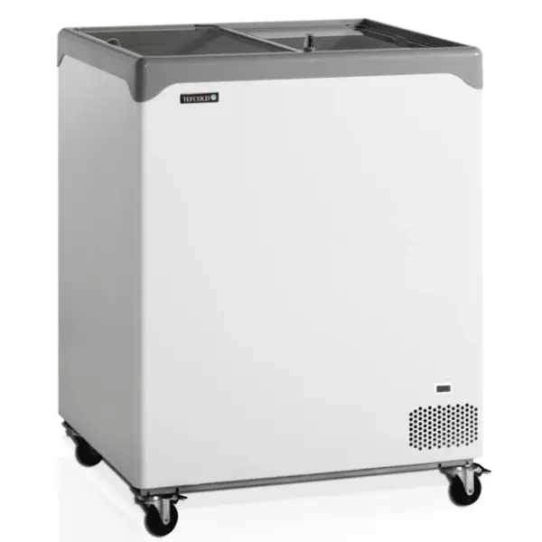 Vrieskist | ICECREAM | 186L | Wit/Grijs | -14°C/-24°C | Statisch | Schuifdeksels (Vlak) | 740x650x885(h)mm