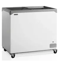 Tefcold Vrieskist | ICECREAM | 288L | Wit/Grijs | -14°C/-24°C | Statisch | Schuifdeksels (Vlak) | 1030x650x885(h)mm 