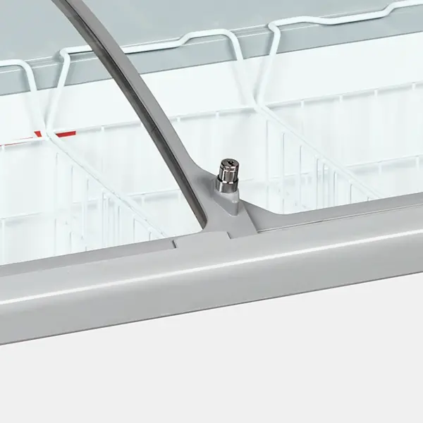 Vrieskist | ICECREAM | 388L | Wit/Grijs | -14°C/-24°C | Statisch | Schuifdeksels (Gebogen) | 1320x650x918(h)mm