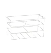 Liebherr Uitschepbakkenframe | Liebherr EFE/EFI Vrieskisten | Wit | 2 Uitschepbakken (Ø251mm) 