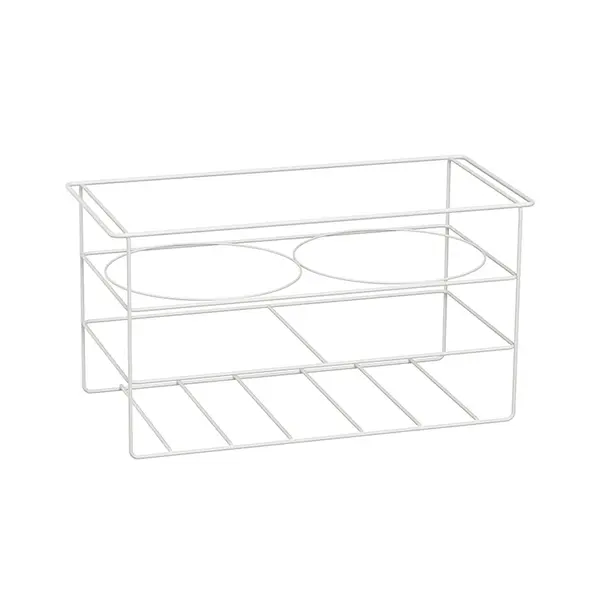 Uitschepbakkenframe | Liebherr EFE/EFI Vrieskisten | Wit | 2 Uitschepbakken (Ø251mm)