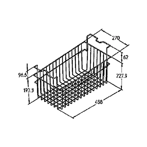 Draadmand | Liebherr EFI Vrieskisten | Wit | 270mm