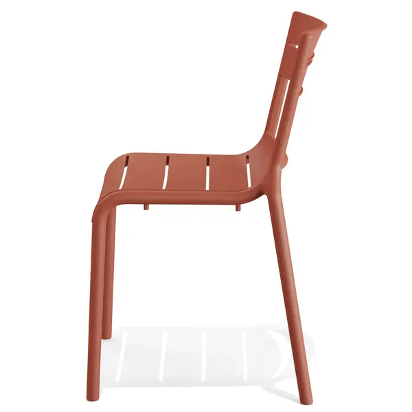 Stoel | CALOR | Terracotta | Kunststof | Outdoor | Stapelbaar | 490x550x820(h)mm
