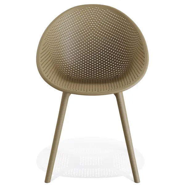 Stoel | QOSY | Sand | Kunststof | Outdoor | 590x590x830(h)mm