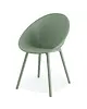 VEBA Stoel | QOSY | Groen | Kunststof | Outdoor | 590x590x830(h)mm 