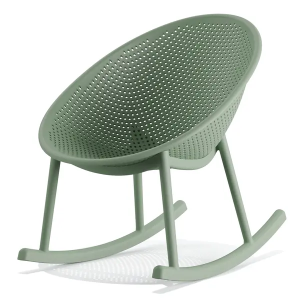Schommelstoel | QOSY | Groen | Kunststof | Outdoor | 660x830x800(h)mm
