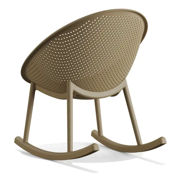 Schommelstoel | QOSY | Sand | Kunststof | Outdoor | 660x830x800(h)mm