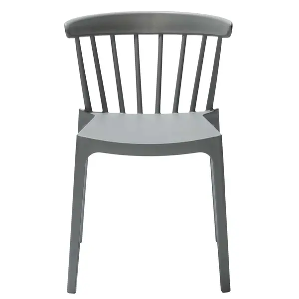 Stoel | WINDSON | Grijsgroen | Kunststof | Outdoor | Stapelbaar | 530x540x750(h)mm