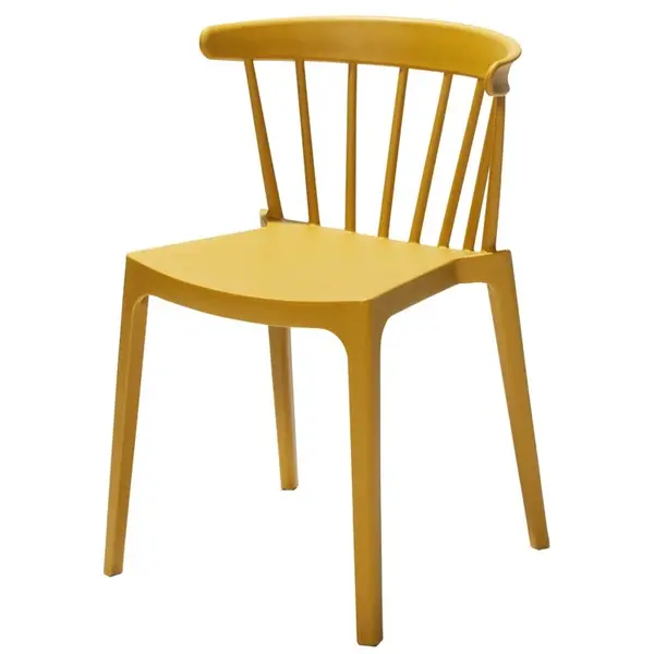 Stoel | WINDSON | Okergeel | Kunststof | Outdoor | Stapelbaar | 530x540x750(h)mm