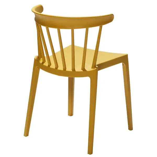 Stoel | WINDSON | Okergeel | Kunststof | Outdoor | Stapelbaar | 530x540x750(h)mm