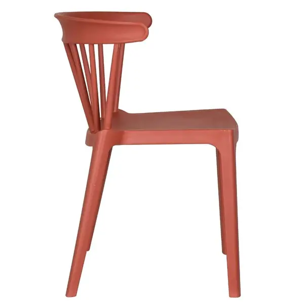 Stoel | WINDSON | Terracotta | Kunststof | Outdoor | Stapelbaar | 530x540x750(h)mm