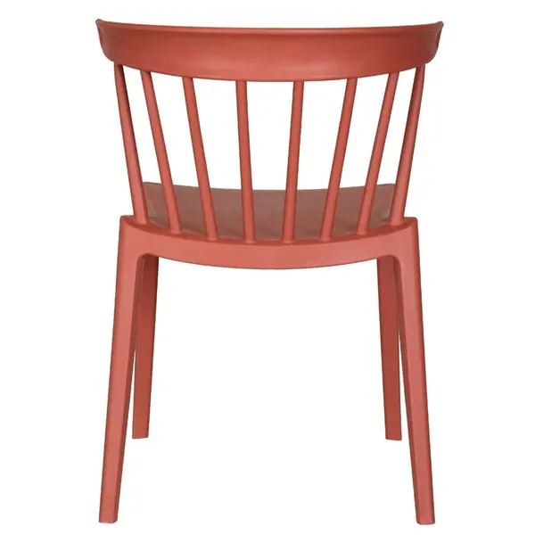 Stoel | WINDSON | Terracotta | Kunststof | Outdoor | Stapelbaar | 530x540x750(h)mm