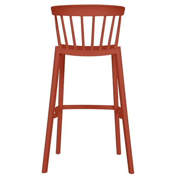 Barkruk | WINDSON | Terracotta | Kunststof | Outdoor | Stapelbaar | 530x550x1030(h)mm