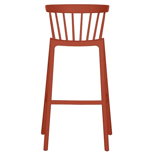 Barkruk | WINDSON | Terracotta | Kunststof | Outdoor | Stapelbaar | 530x550x1030(h)mm