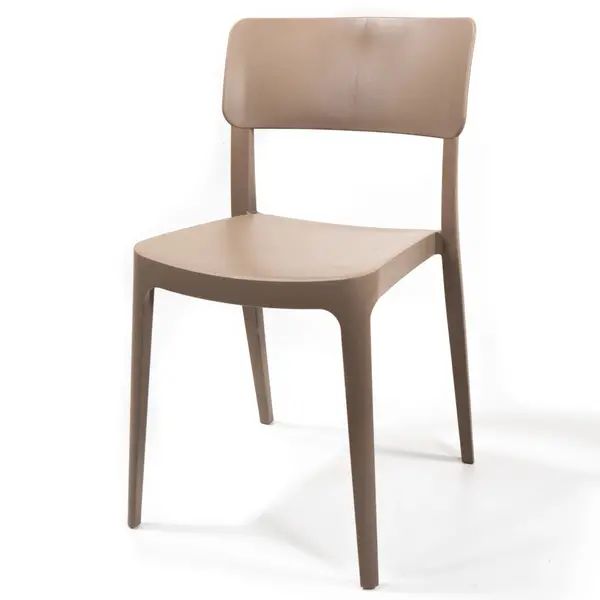 Stoel | WING | Sand | Kunststof | Outdoor | Stapelbaar | 460x500x820(h)mm