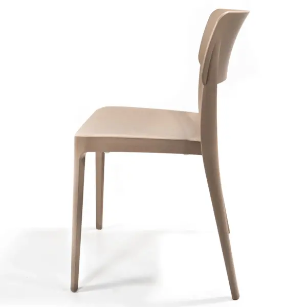 Stoel | WING | Sand | Kunststof | Outdoor | Stapelbaar | 460x500x820(h)mm