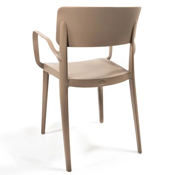 Stoel | WING | Mosterdgeel | Kunststof | Outdoor | Stapelbaar | 530x500x820(h)mm