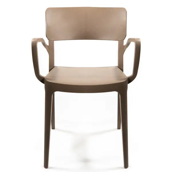 Stoel | WING | Mosterdgeel | Kunststof | Outdoor | Stapelbaar | 530x500x820(h)mm