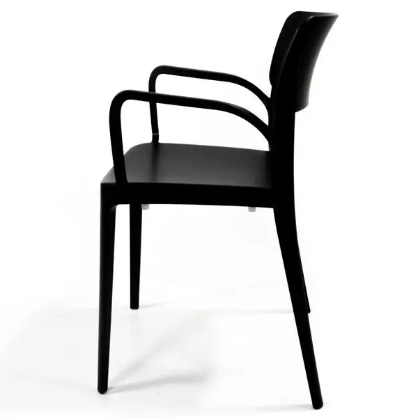 Stoel | WING | Mosterdgeel | Kunststof | Outdoor | Stapelbaar | 530x500x820(h)mm