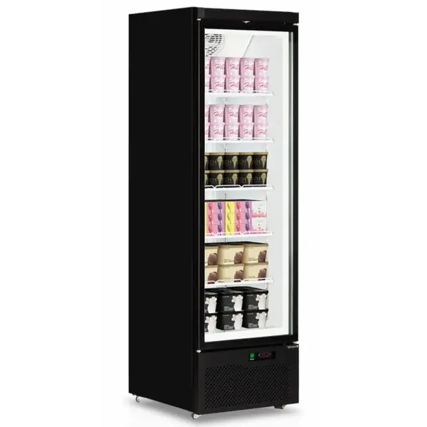 Vrieskast | ATOM MAXI | 560L | Zwart | -18°C/-22°C | Geforceerd | Wielen (Geremd) | 750x760x2003(h)mm