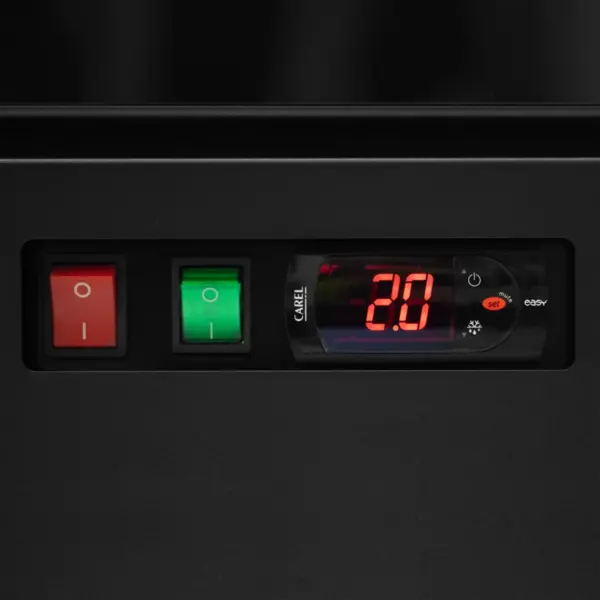 Koelkast | ATOM MAXI | 1664L | Zwart | -1°C/+10°C | Geforceerd | Draaideuren | Wielen (Geremd) | 1880x710x2003(h)mm