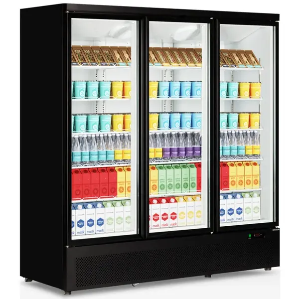 Koelkast | ATOM MAXI | 1664L | Zwart | -1°C/+10°C | Geforceerd | Draaideuren | Wielen (Geremd) | 1880x710x2003(h)mm