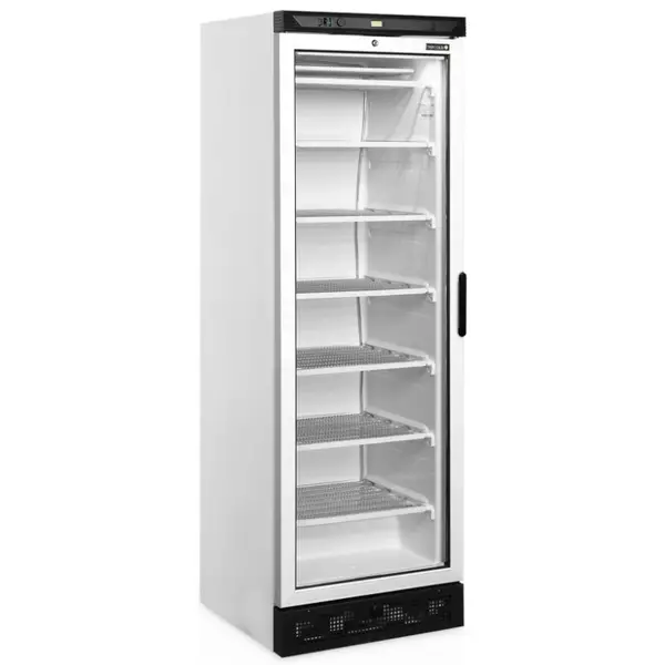 Vrieskast | SERIE UFFS | 300L | Wit/Zwart | -14°C/-24°C | Statisch | Wielen | 595x640x1840(h)mm