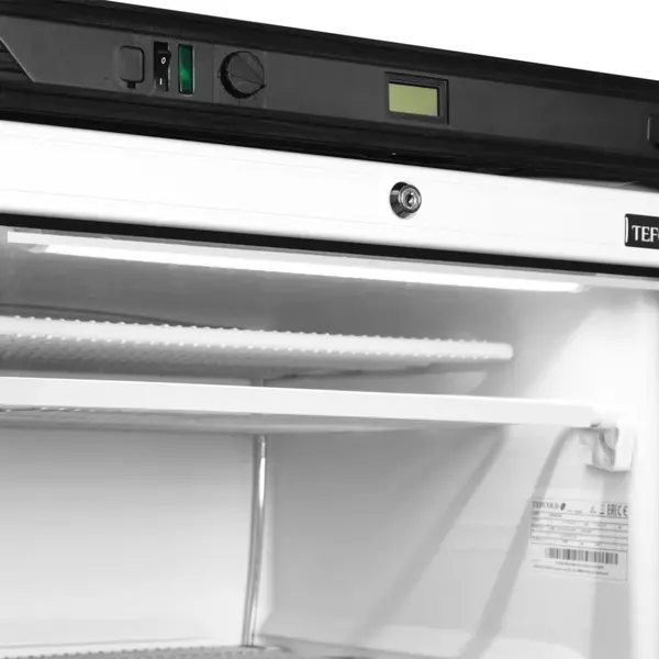 Vrieskast | SERIE UFFS | 300L | Wit/Zwart | -14°C/-24°C | Statisch | Wielen | 595x640x1840(h)mm