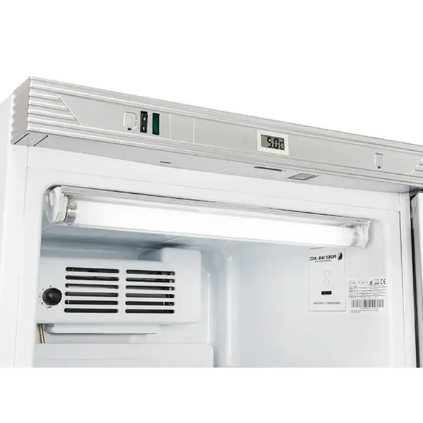 Koelkast | TKG | 350L | Wit/Grijs | 0°C/+7°C | Geforceerd | Wielen | 595x635x1830(h)mm