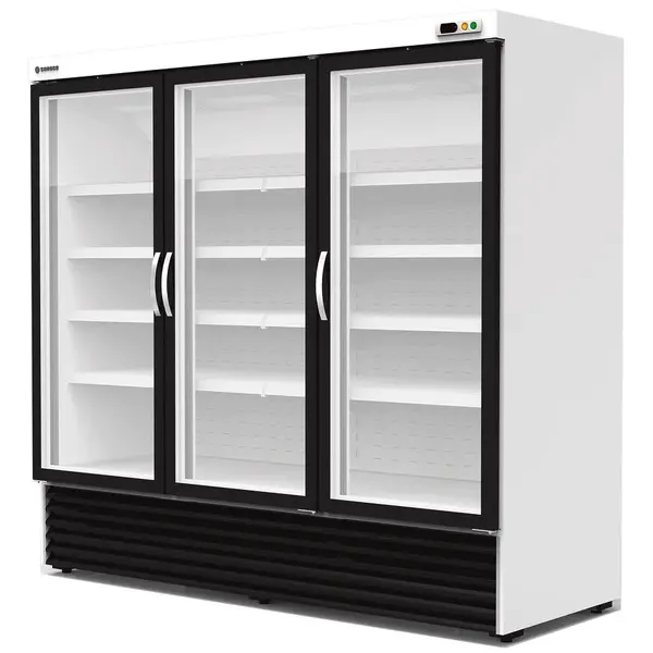 Wandvriezer | CVC | Wit/Zwart | -18°C/-25°C | Geforceerd | Draaideuren | Temperatuur-/Deuralarm | 2055x865x2065(h)mm