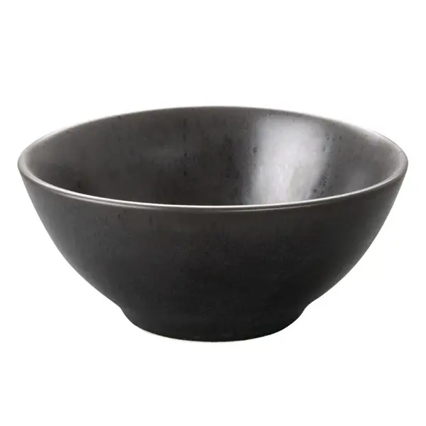 Noedelkommen | FUSION | Porselein | Zwart | 62cl | 6 Stuks | Ø152x68(h)mm