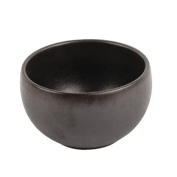 Rijstkommen | FUSION | Porselein | Zwart | 60cl | 6 Stuks | Ø130x77(h)mm