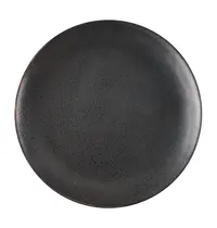 Olympia Borden | FUSION | Porselein | Zwart | 4 Stuks | Ø270x27(h)mm 