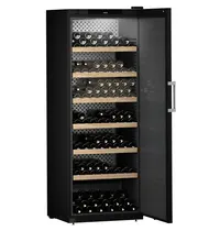 Liebherr Wijnkoelkast | GRAND CRU | 324x 75cl | Zwart | 1 Zone | +5°C/+20°C | Geforceerd | Touchscreen + App | Temperatuur-/Deuralarm | Wielen | 747x763x2044(h)mm 