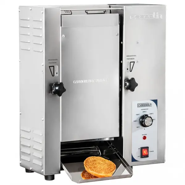 Doorlooptoaster | Enkel (Verticaal) | Max. 600/u | 1.5kW (230V) | 460x320x570(h)mm