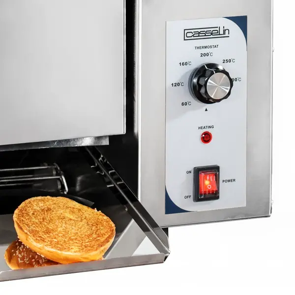 Doorlooptoaster | Enkel (Verticaal) | Max. 600/u | 1.5kW (230V) | 460x320x570(h)mm