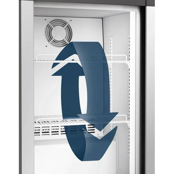 Koelkast | PREMIUM | 110L | Zwart | +2°C/+12°C | Geforceerd | 497x548x816(h)mm