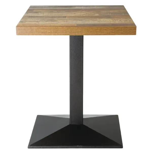 Tafelblad | Houtlook (Urban Dark) | Indoor | Voorgeboord | 600x600mm