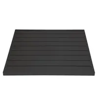 Bolero Tafelblad | Aluminium (Zwart) | In-/Outdoor | Voorgeboord | 700x700mm 
