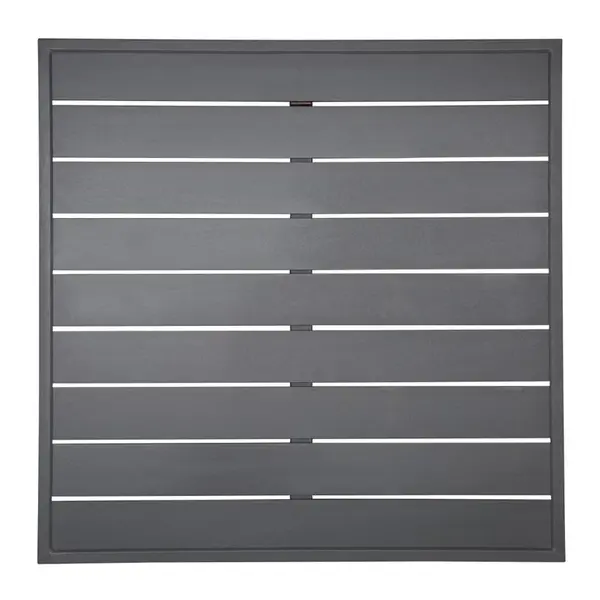 Tafelblad | Aluminium (Donkergrijs) | In-/Outdoor | Voorgeboord | 700x700mm
