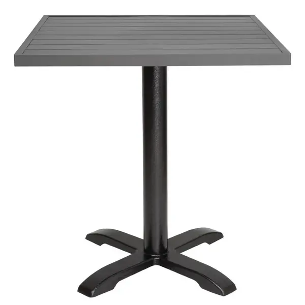 Tafelblad | Aluminium (Donkergrijs) | In-/Outdoor | Voorgeboord | 700x700mm