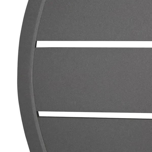Tafelblad | Aluminium (Donkergrijs) | In-/Outdoor | Voorgeboord | Ø580mm