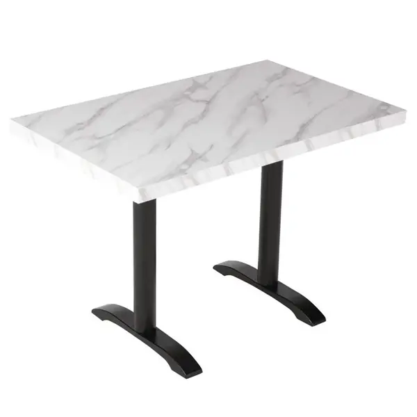 Tafelblad | Marmerlook | Indoor | Voorgeboord | 700x1100mm