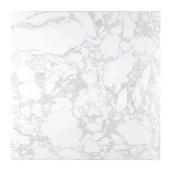 Tafelblad | Marmerlook | Indoor | Voorgeboord | 600x600mm