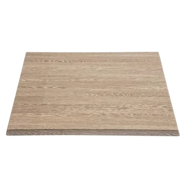 Tafelblad | Houtlook (Wengé) | Indoor | Voorgeboord | 700x700mm