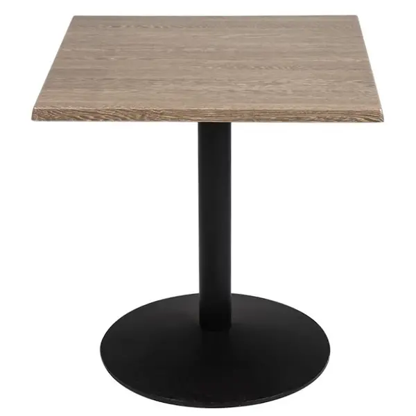 Tafelblad | Houtlook (Wengé) | Indoor | Voorgeboord | 700x700mm