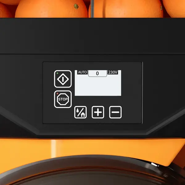 Vruchtenpers | BIGBASIC | 28/min (Ø75-90mm) | Zelfbediening (Push&Juice) | Handmatige Vulling | 620x520x820(h)mm