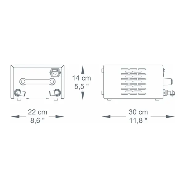 Waterpomp | Zumoval Vruchtenpersen (Toevoer Zelfreiniging) | 20L | 230V | 220x300x140(h)mm